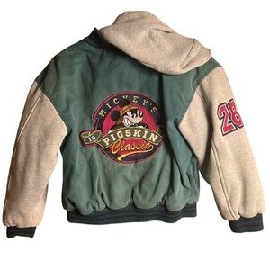 Youth medium classic Disney vintage varsity jacket 1993